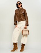 Karl Lagerfeld De piele cufăr K/Autograph | shearling