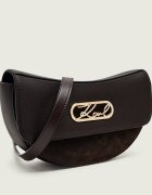 Karl Lagerfeld De piele geantă pe umăr K/Signature | piele întoarsă