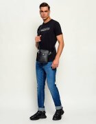 Karl Lagerfeld De piele geantă reporter K/Monogram