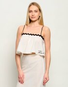 Karl Lagerfeld Jeans Top Signature | Loose fit