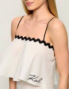 Karl Lagerfeld Jeans Top Signature | Loose fit