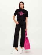 Karl Lagerfeld Jeans Tricou Graffiti | Cropped Fit