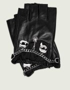 Karl Lagerfeld Mănuși de piele Ikon Charms