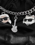 Karl Lagerfeld Mănuși de piele Ikon Charms