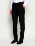 Karl Lagerfeld Pantaloni chino | Tapered fit cu adaos de lână