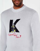 Karl Lagerfeld Pulover | X Disney | regular fit cu adaos de lână