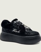 Karl Lagerfeld Sneakers Kreeper Lo Embro PomPom Lo | shearling | piele întoarsă