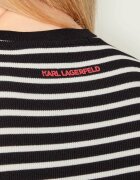 Karl Lagerfeld Tricou Ikon patch | Slim Fit