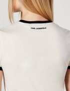 Karl Lagerfeld Tricou ikon patch | Slim Fit