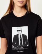 Karl Lagerfeld Tricou Portrait | Classic fit