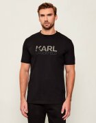 Karl Lagerfeld Tricou | regular fit cu adaos de lână