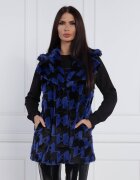 Karl Lagerfeld Vestă Faux Fur Monogram Gilet | Regular Fit