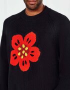 Kenzo Pulover Boke Flower | Relaxed fit cu adaos de lână