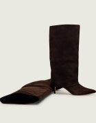 Kurt Geiger Cizme cu toc subțire Mansion | piele întoarsă