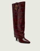 Kurt Geiger De piele cizme cu toc FOLD OVER