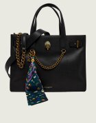 Kurt Geiger De piele geantă shopper + eșarfă pătrată The Sloane