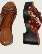 Kurt Geiger De piele șlapi BUTTERFLY WEDGE