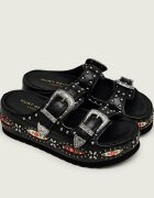 Kurt Geiger De piele șlapi Western Buckle