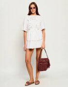 Kurt Geiger Geantă pe umăr Oxford | piele întoarsă cu adaos de piele