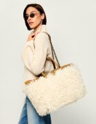 Kurt Geiger Geantă shopper Hoxton | zamsz | shearling