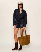 Kurt Geiger Geantă shopper The Violet | piele întoarsă