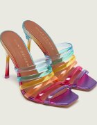 Kurt Geiger Șlapi cu tocuri înalte MADDISON cu adaos de piele