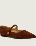 Lauren Ralph Lauren Balerini Londyn Mary Jane | piele întoarsă