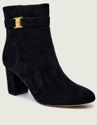 Lauren Ralph Lauren Botine cu toc KELLIE | piele întoarsă