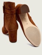 Lauren Ralph Lauren Botine cu toc Kellie | piele întoarsă