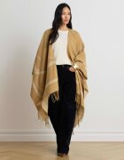 Lauren Ralph Lauren Cu două fețe poncho | Loose fit cu adaos de lână