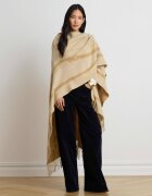 Lauren Ralph Lauren Cu două fețe poncho | Loose fit cu adaos de lână