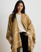 Lauren Ralph Lauren Cu două fețe poncho | Loose fit cu adaos de lână