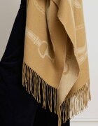 Lauren Ralph Lauren Cu două fețe poncho | Loose fit cu adaos de lână
