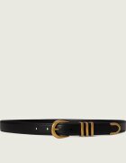 Lauren Ralph Lauren Curea de piele Metal Keeper