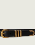 Lauren Ralph Lauren Curea de piele Metal Keeper