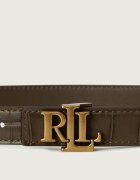 Lauren Ralph Lauren Curea din piele cu două fețe Logo Reversible