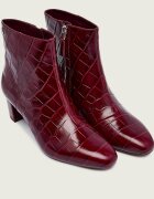 Lauren Ralph Lauren De piele botine cu toc Demi