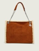 Lauren Ralph Lauren Geantă shopper Bradley | shearling | piele întoarsă