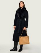 Lauren Ralph Lauren Geantă shopper Bradley | zamsz cu adaos de piele