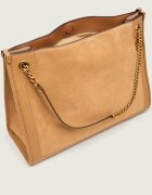 Lauren Ralph Lauren Geantă shopper Bradley | zamsz cu adaos de piele
