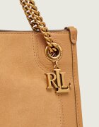 Lauren Ralph Lauren Geantă shopper Bradley | zamsz cu adaos de piele