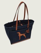Lauren Ralph Lauren Geantă shopper Cameryn cu adaos de piele