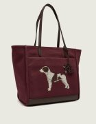 Lauren Ralph Lauren Geantă shopper Cameryn cu adaos de piele