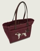 Lauren Ralph Lauren Geantă shopper Cameryn cu adaos de piele