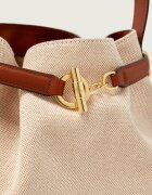 Lauren Ralph Lauren Geantă tip sac BLAIKE cu adaos de piele