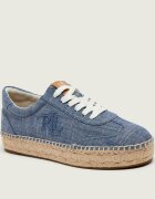 Lauren Ralph Lauren Sneakers Luize Chambray cu adaos de piele