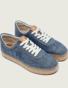 Lauren Ralph Lauren Sneakers Luize Chambray cu adaos de piele