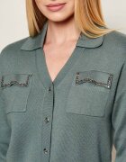 Liu Jo Sport Cardigan | Loose fit cu adaos de mătase