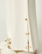 Liu Jo Sport Pantaloni de tricot | Relaxed fit cu adaos de mătase