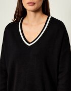 Liu Jo Sport Pulover | Relaxed fit cu adaos de mătase